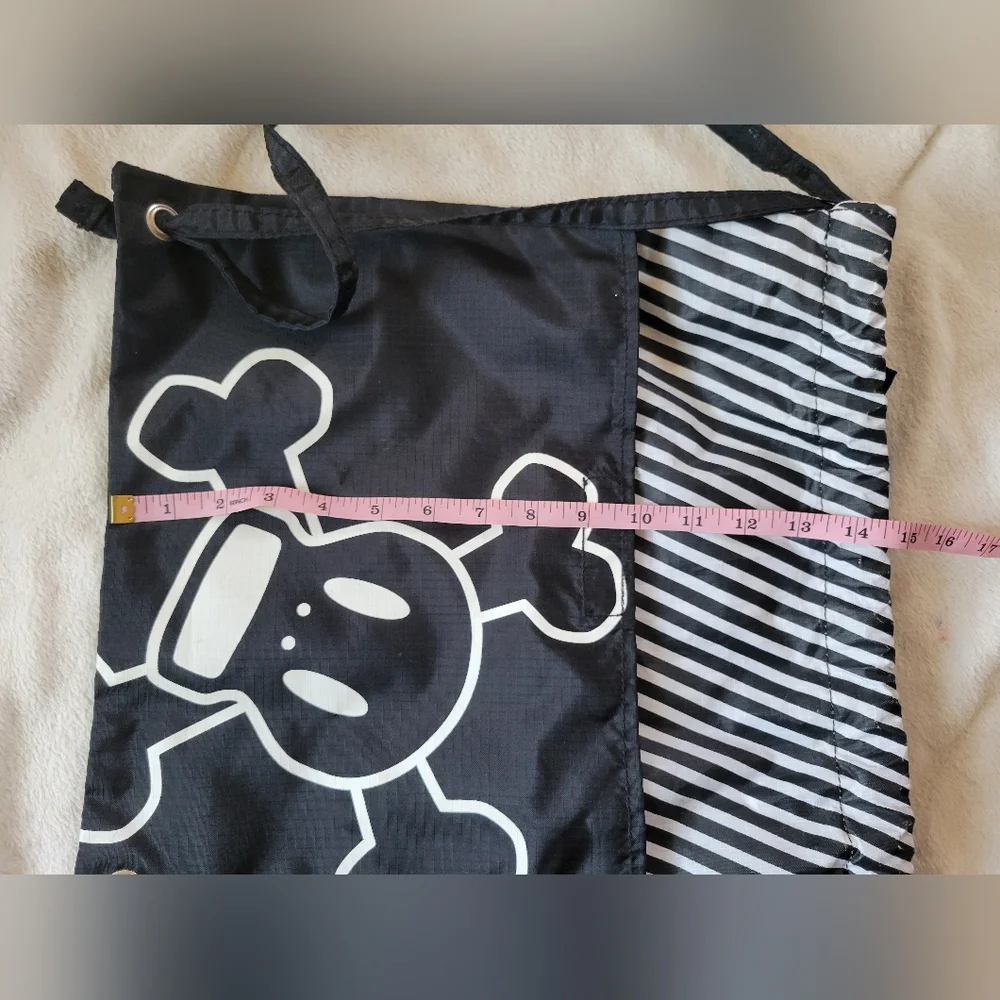 Paul Frank | Cute VTG Black/White Skull Drawstring Backpack Sling Bag
